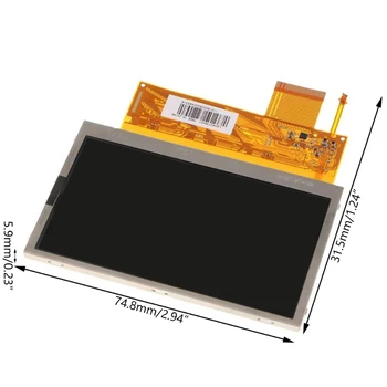 H7JA LCD ekran ekran Paneli yedek parça tamir için arka ışık ile PSP 1000