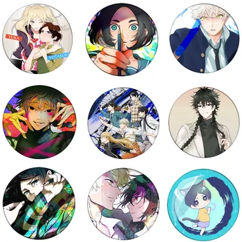 Mavi dönem Cosplay Rozeti Anime Aksesuarları Hashida Haruka Broş Pin Sırt Çantası Dekorasyon Karikatür Hediye