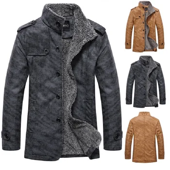 Yeni Kış Erkek Ceket ve Ceket En Kaliteli Deri Ceket Akıllı Rahat Kürk Artı Kadife Ceket Jaqueta De Couro Masculina