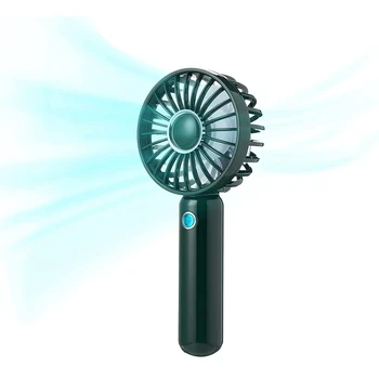 Mini el fanı, Taşınabilir USB Şarj Edilebilir Fan, Pille Çalışan Küçük Cep Fanı, 3 Hız Ayarlanabilir