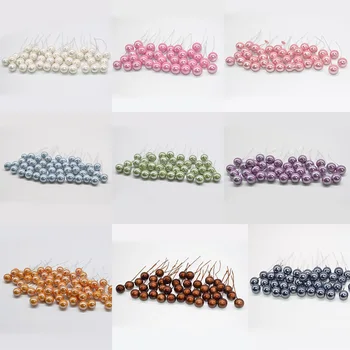 50 adet 12mm Mini Meyveleri yapay çiçek Renkli Kiraz Nar Ercik Düğün Parti Dekorasyon DIY Çelenk Malzemeleri
