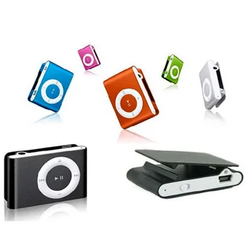YENİ Büyük Promosyon Ayna Taşınabilir MP3 Çalar Mini Klip MP3 Çalar Su Geçirmez Spor Mp3 Müzik Çalar Walkman Lettore Mp3
