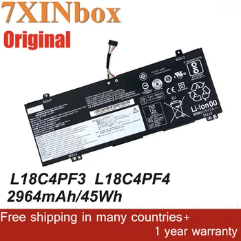 7XINbox 45Wh / 2964mAh Orijinal L18C4PF3 L18M4PF4 L18C4PF4 L18M4PF3 dizüstü lenovo için batarya Ideapad xiaoxinAir14-2019 C340-14API