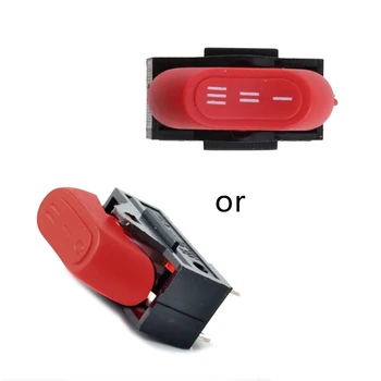 Siyah Kırmızı elektrikli saç kurutma Makinesi Düğmesi Anahtarı Kapalı Elektrikli sıcak su şişesi ısıtıcı Rocker Anahtarı 3 Vites Geçiş Tipi