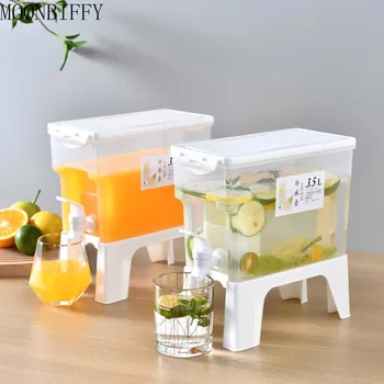Soğuk su sürahisi musluk suyu içecek dağıtıcı meyve demlik tankı buzdolabı suyu su ısıtıcısı soğuk su sürahisi limonata