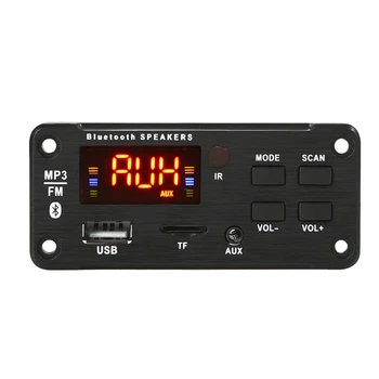 DC12V kablosuz bluetooth MP3 WMA USB / SD / FM / AUX Dekoder Kurulu Plaka Ses Modülü Renkli Ekran MP3 Oyuncu Araba Aksesuarları için