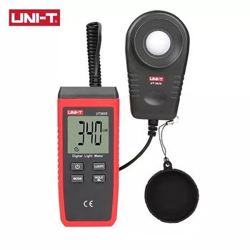 UNI - T ışık ölçer dijital Luxmeter aydınlık fotometre Illuminometers parlaklık Lux Fc Testi UT381 UT382 UT383 / BT UT383S