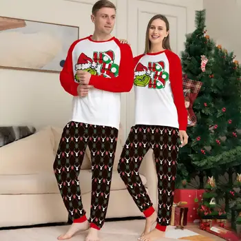 2021 Noel aile pijamaları Seti Noel Yetişkin Çocuklar Eşleşen Pijama Noel Bebek Kıyafeti Romper Aile Eşleştirme Kıyafetler