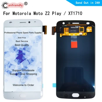 Motorola Moto Z2 Oyun XT1710 dokunmatik LCD ekran Panel Ekran sensörü Sayısallaştırıcı Meclisi Motorola Moto Z2 Oyun