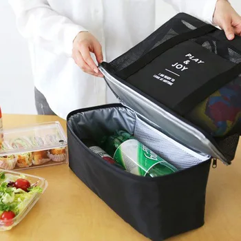 Termal Öğle Yemeği Çantaları çanta Kadınlar Yetişkinler için Gıda Piknik Soğutucu Çanta Yalıtımlı Saklama Kabı Tote Çanta Taşınabilir yalıtım