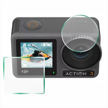DJI EYLEM 3 temperli film aksesuarları kamera lens ekran koruyucu film DJI EYLEM 3 HD patlamaya dayanıklı film