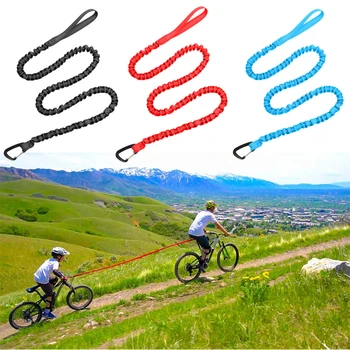 Dağ Bisikleti çekme halatı Ebeveyn-Çocuk Naylon Ralli Halat Bisiklet Elastik çekme halatı Çocuklar için Açık Bisiklet Güvenlik Ekipmanları