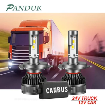 PANDUK 110 W 30000LM H7 LED Canbus Ampuller H4 LED Far H11 HB4 9006 HB3 9005 Oto Moto CSP 12 V 24 V 3570 ÇİP 24 v İçin Kamyon