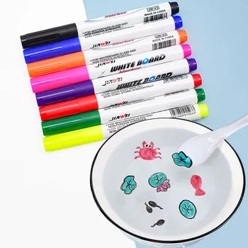 Yüzen Vurgulayıcı Yüzen Kalem Beyaz Tahta Kalem Silinebilir Su bazlı işaretleyici kalem Kiremit İşaretleyici Öğretim Çizim Dijital