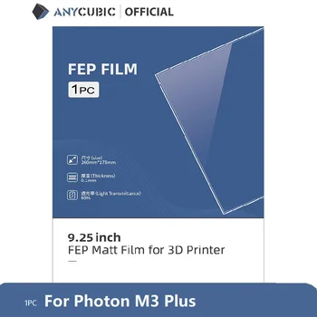 9.25 inç FEP Mat Film için Anycubıc Foton M3 Artı MM T = 0.1 MM 1 ADET 2 ADET 5 ADET