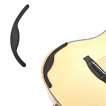 Siyah katı ahşap Gitar Kol Dayanağı DIY Kendinden Yapışkanlı Parçaları Klasik Halk Gitar Kol Dayama