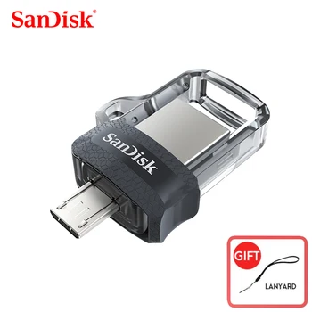 Sandisk Orijinal SDDD3 Aşırı yüksek hızlı 150 M/s Çift OTG USB flash sürücü 64 GB 128 GB 32 GB 16 GB Kalem Sürücü USB3. 0 PenDrive Hakiki