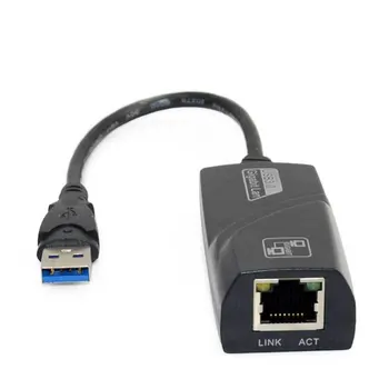 Harici Ücretsiz Sürücü USB 2.0 Gigabit LAN USB RJ45 NIC RTL8153 Çip Yükseltme ağ bağlantı hızı