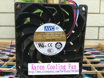 AVC 9 cm DB09225B48S 48 V 0.29 A kemer ısothermia rulman bilgisayar soğutma fanı