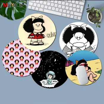 Maiyaca Stoklanan En Kaliteli Mafalda Kız Kauçuk PC bilgisayar Oyun mousepad Kaymaz Dizüstü Bilgisayar Fare Pad Mat oyun Mousepad