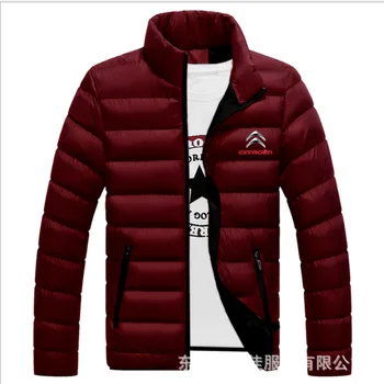 2021 Yeni CİTROEN kışlık ceketler Parka Erkekler Sonbahar Kış sıcak Dış Giyim Marka İnce Erkek Mont Rahat Rüzgarlık Kapitone Ceket