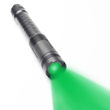 Taktik 520nm Subzero Yeşil Lazer Feneri El Yüksek Güç 500 mw Uzun Mesafe Ayarlanabilir Lazer İşaretleme
