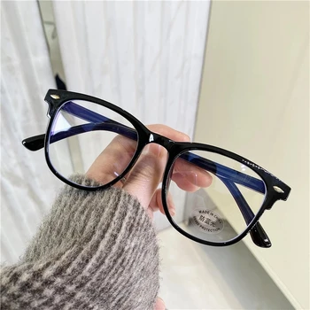 Yeni Anti mavi ışık ışını miyopi gözlük Vintage okuma gözlüğü kadın erkek bilgisayar gözlük diyoptri Gafas - 1.0-1.5 To-6.0