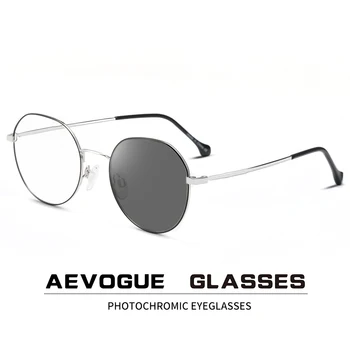 AEVOGUE fotokromik gözlük Anti mavi ışık gözlük reçete çerçeve erkekler optik gözlük kadın gözlük AE0888-AE1115
