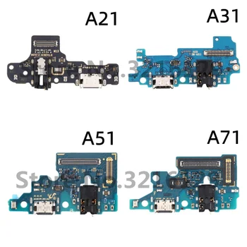Orijinal USB Şarj Portu Dock Şarj Fiş Konnektörü Kurulu Flex Kablo Samsung Galaxy A51 A515F A71 A715F A81 A815F