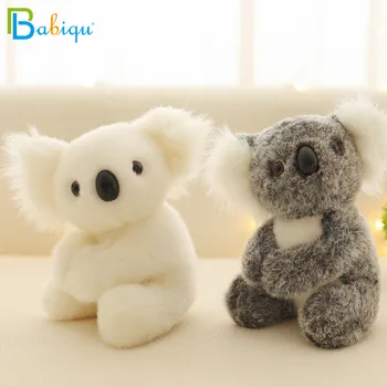 1 adet 13/17cm Sevimli Simülasyon Koala Ayı peluş oyuncak Mini Avustralya Macera Koala Bebek Çocuklar için Dolması Kawaii doğum günü hediyesi