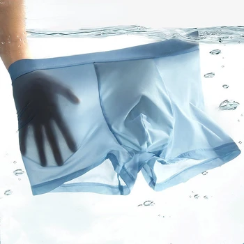 cottonsmıth erkek iç çamaşırı havadar buz ipek nefes İnce fiber hafif nefes 3D dikişsiz deneyim 2 packags