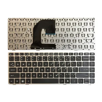 abd dizüstü Klavye Hp EliteBook 8470B 8470 P 8470 8460 8460 p 8460 w ProBook 6460 6460b 6470 Klavye ile gümüş çerçeve