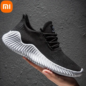 Xiaomi Erkek Sneakers Nefes koşu ayakkabıları Moda Rahat Örgü Hafif yürüyüş Ayakkabısı Zapatillas Eğlence Gelgit Ayakkabı Erkekler için