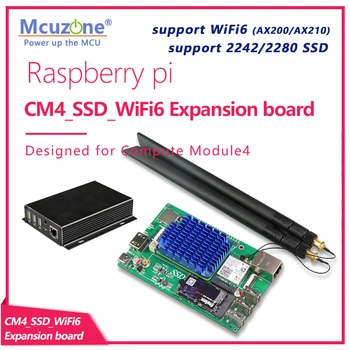 5959 2242 ilginç özelliklere sahip bir ürün AX210 WİFİ6E esas alındığı CM4_SSD_WiFi6 Genişleme kartı PCI M. 2 ANAHTAR NVME Ubuntu