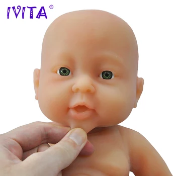 ABD ve Çin'den göndermek IVITA WG1503 41cm 2000g Tam Silikon Yeniden Doğmuş Bebek Kız Bebekler Gerçekçi Yumuşak Vücut Gerçekçi Oyuncaklar Bebekler