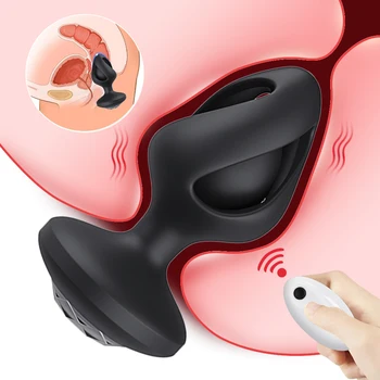 Anal Plug Kadın Vibratör Butt Plug Yetişkin Malzemeleri prostat masaj aleti Masturbator Erkekler için Kablosuz Uzaktan Seks Oyuncak Çiftler için