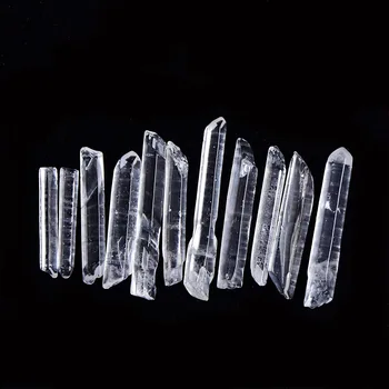 20g 50g Doğal Kristal Ham Kristaller Kristal Değnek Kuvars şifa taşı Kristal Noktası Kaya mineral örneği enerji taşı