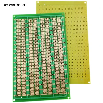 1 ADET DIY 9x15 9 * 15CM Prototip Kağıt PCB Evrensel Deney Matris devre Tek Sıra Sürekli Delik 90x150mm