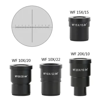 Stereo Mikroskop WF10X WF15X WF20X Reticle Geniş Açı Alan Ölçeği Ölçüm Mercek 30MM Dürbün Trinoküler