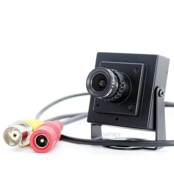 SMTKEY 700TVL Renkli Metal Kutu MİNİ Kamera HD 3.6 mm Lens Mikro Mini Güvenlik güvenlik kamerası