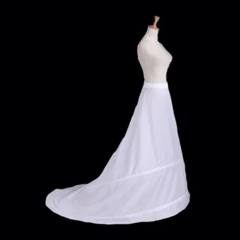 Hızlı Kargo 2 Çemberler Firar Petticoat Kabarık Etek Kayma Jüpon düğün elbisesi gelin kıyafeti Stokta