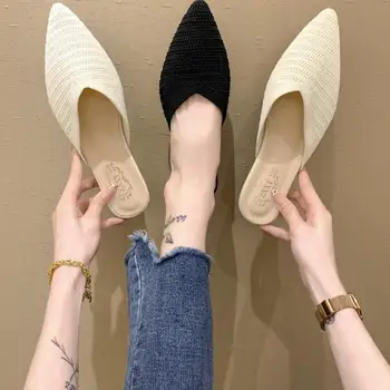 Moda Bayanlar Tatlı Bej Bahar Yüksek Topuk Ayakkabı üzerinde Kayma Kadın Sevimli Pompaları Sivri Burun Ince Topuklu