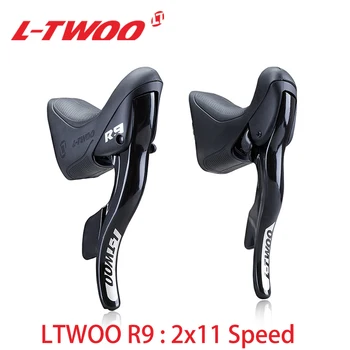 LTWOO R9 2x11 Hız Kolu Kolu 22S Yol Bisiklet Vites Fren 9V Bisiklet Hız Anahtarı Uyumlu Shimano Bisiklet Parçaları