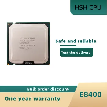 INTEL E8400 Soket LGA 775 CPU İşlemci Çekirdek 2 Duo ÇİFT ÇEKİRDEKLİ OLARAK E8500 E8600 (3.0 Ghz/ 6 M /1333 GHz)