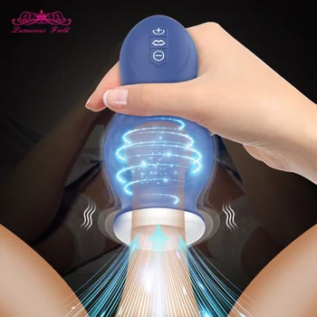 Otomatik emme penis vibratör simüle oral seks Erkek mastürbasyon kupası kalıpta şişirme makinesi oyuncak(Gizli Paket)