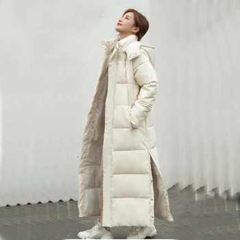 Kalın aşağı parka kadın kapüşonlu aşağı ceket kış ceket kişinin ahlak moda eiderdown hoodie kalın 805