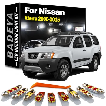 BADEYA Canbus LED İç İşık Kiti Nissan Xterra İçin 2000-2008 2009 2010 2011 2012 2013 2014 2015 Araba Aksesuarları Led Ampuller