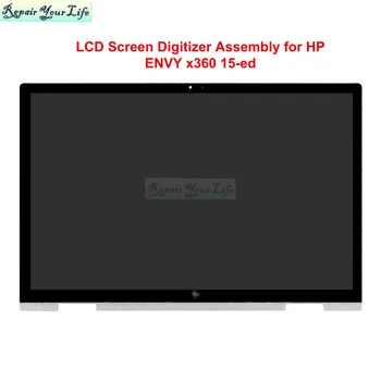 N156HCG-GT1 laptop LCD ekranı Dokunmatik Meclisi için HP X360 15-ED 15-ed0002nx ed0003ca TPN-C149 L73066-JD1 FHD EDP LED 30 Pins