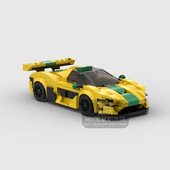 MOC McLaren P1 GTR yarış spor otomobil araç Hız Şampiyonu Racer Yapı Taşları Tuğla Yaratıcı Garaj Oyuncaklar Boys için