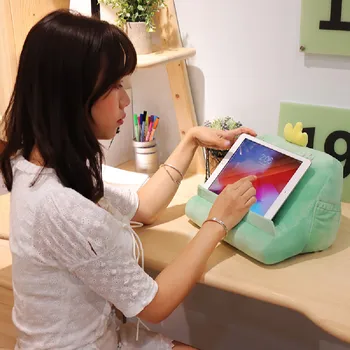 Yaratıcı Braketi Çilek Unicorn Renkli Dizüstü bilgisayar tutucu Tablet Yatak Yumuşak dolgu yastık Standı Yastık Ipad Telefon Çocuklar Hediye